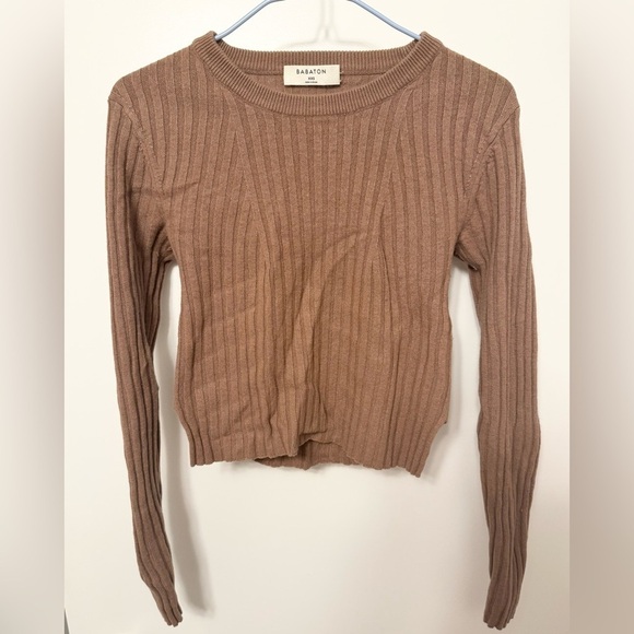 Aritzia Babaton Dusty Rose Nathaniel‎ Sweater Size XXS - Picture 2 of 4
